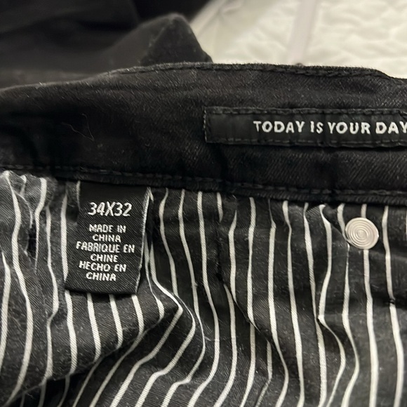 KENNETH COLE Men Slim Fit, Stretch Black Demin - Picture 9 of 13